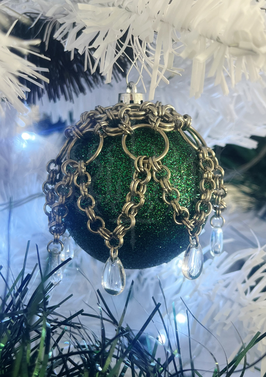 FROSTED EMBER - DÉCORATION DE BOULE DE NOËL