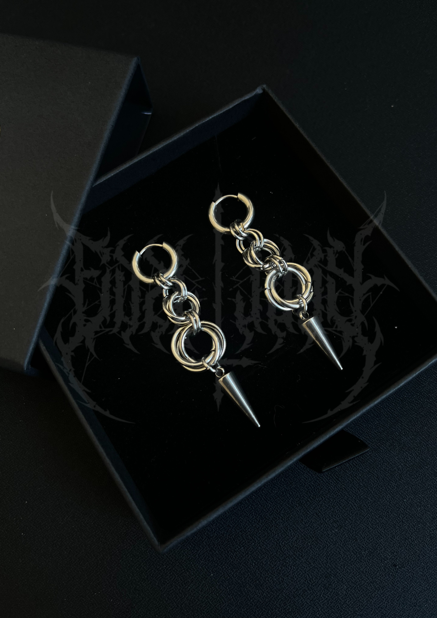 BOUCLES D'OREILLES "TWILIGHT CHAINS"