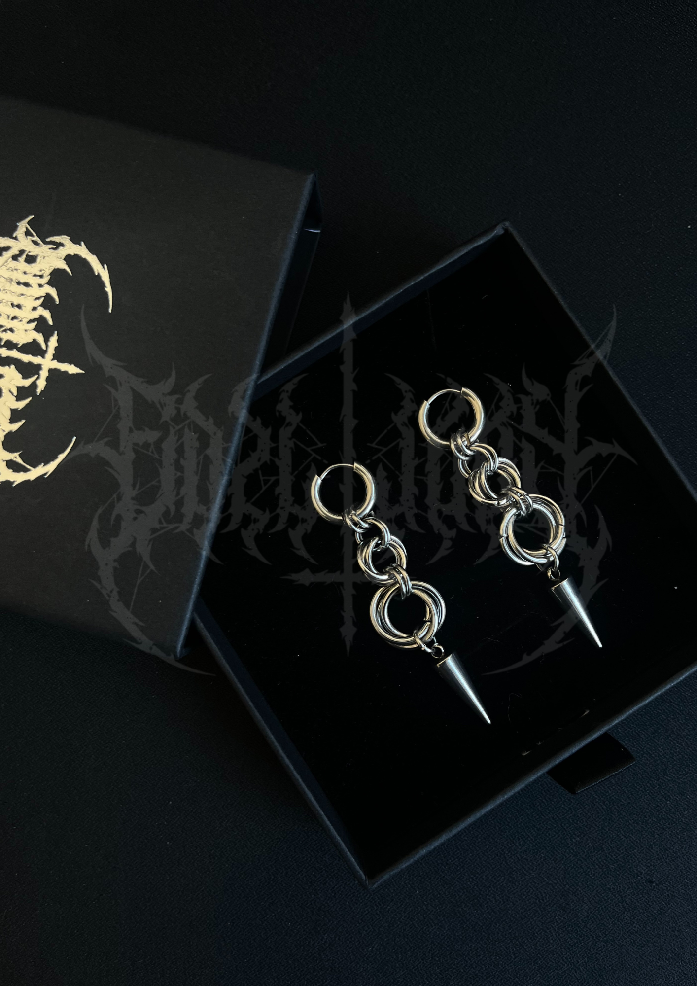 BOUCLES D'OREILLES "TWILIGHT CHAINS"