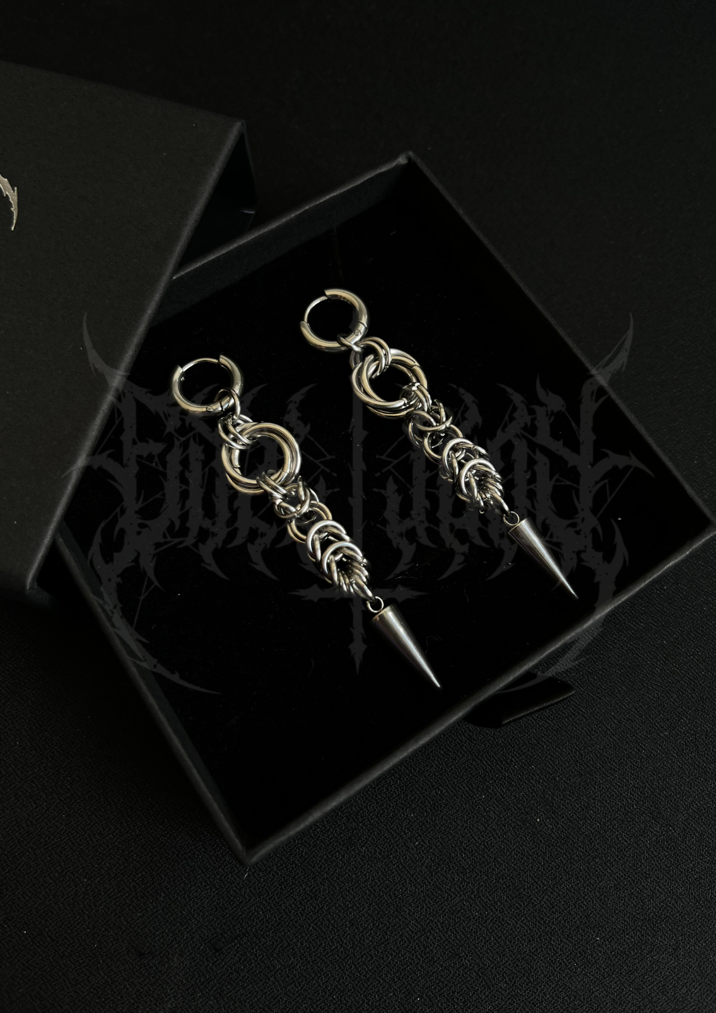 BOUCLES D'OREILLES "CHAIN OF THORNS"