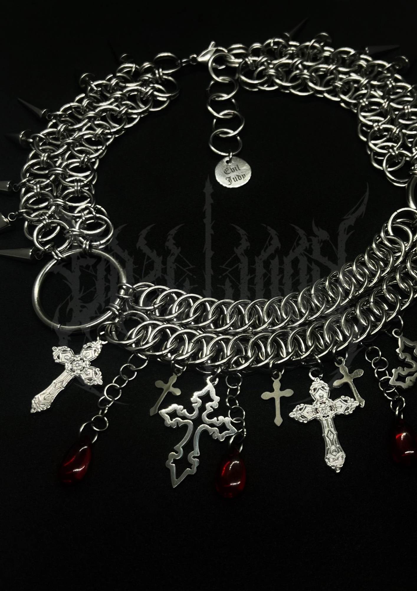 CHOKER "MARY ON A CROSS"