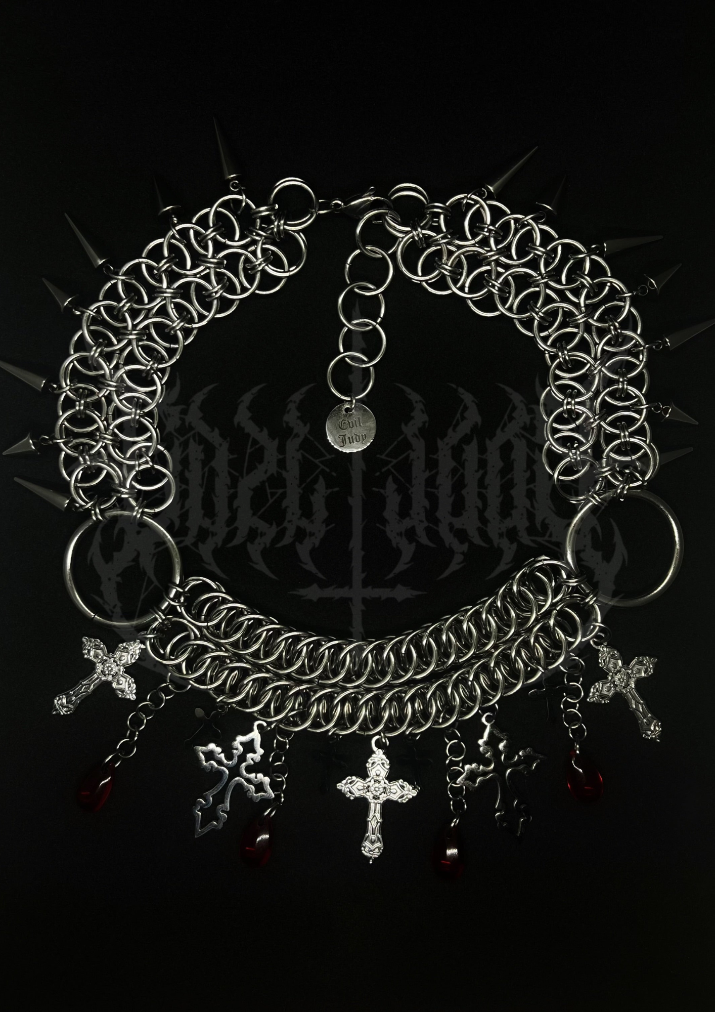 CHOKER "MARY ON A CROSS"