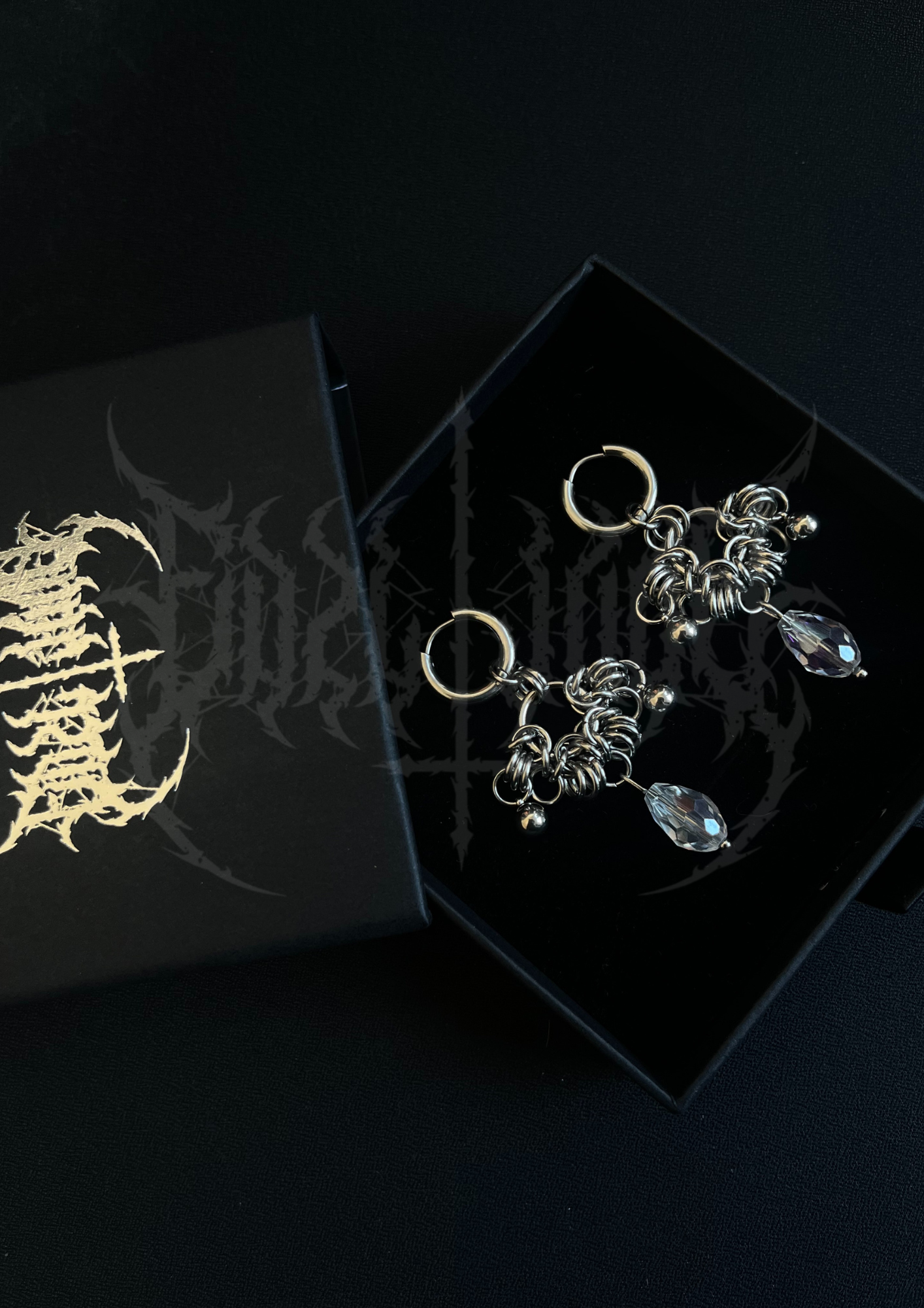 "CHANDELIER" CRYSTAL VERSION EARRINGS - LIMITED EDITION