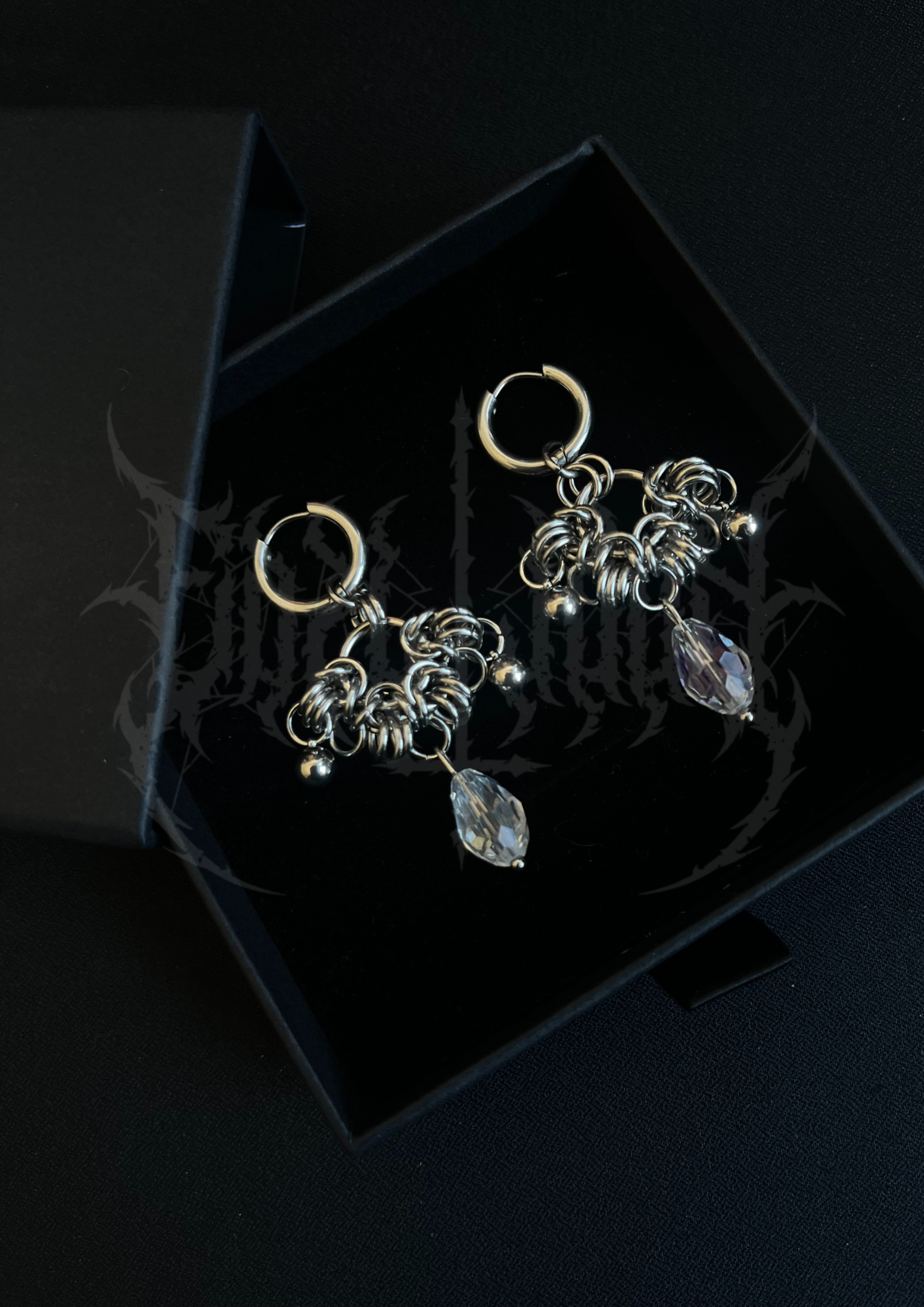 "CHANDELIER" CRYSTAL VERSION EARRINGS - LIMITED EDITION