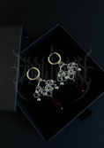 Load image into Gallery viewer, BOUCLES D'OREILLES "CHANDELIER" RED VERSION  - ÉDITION LIMITÉE
