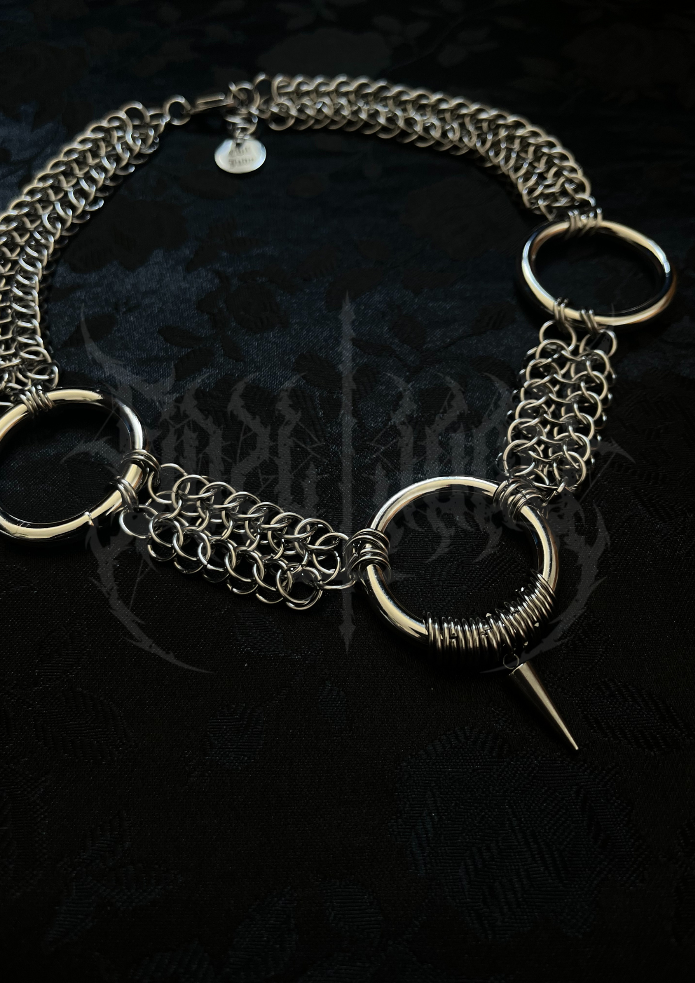 CHOKER "FIERCE LOOPS" SILVER