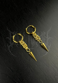 Load image into Gallery viewer, "FATE" EARRINGS - GOLD
