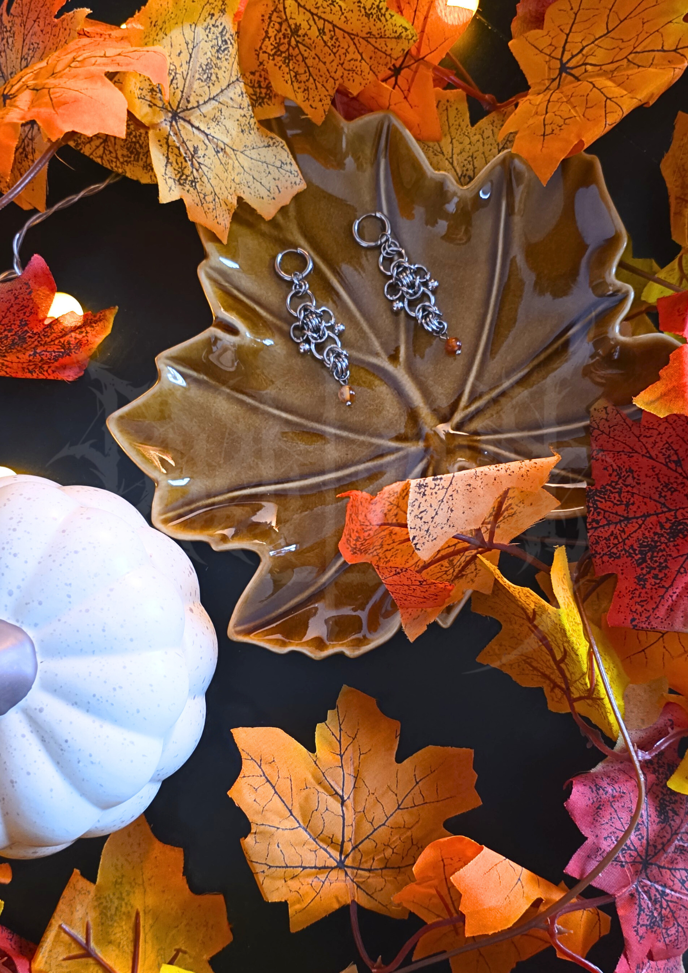 BOUCLES D'OREILLES "AUTUMN LEAF"