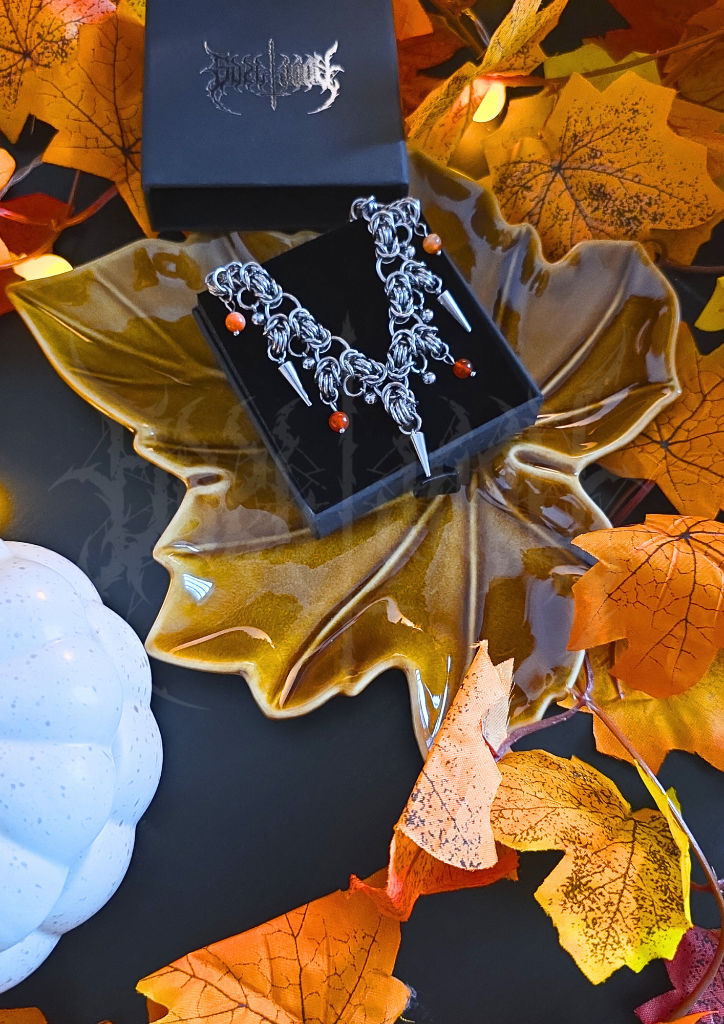 CHOKER "AUTUMN LEAF"