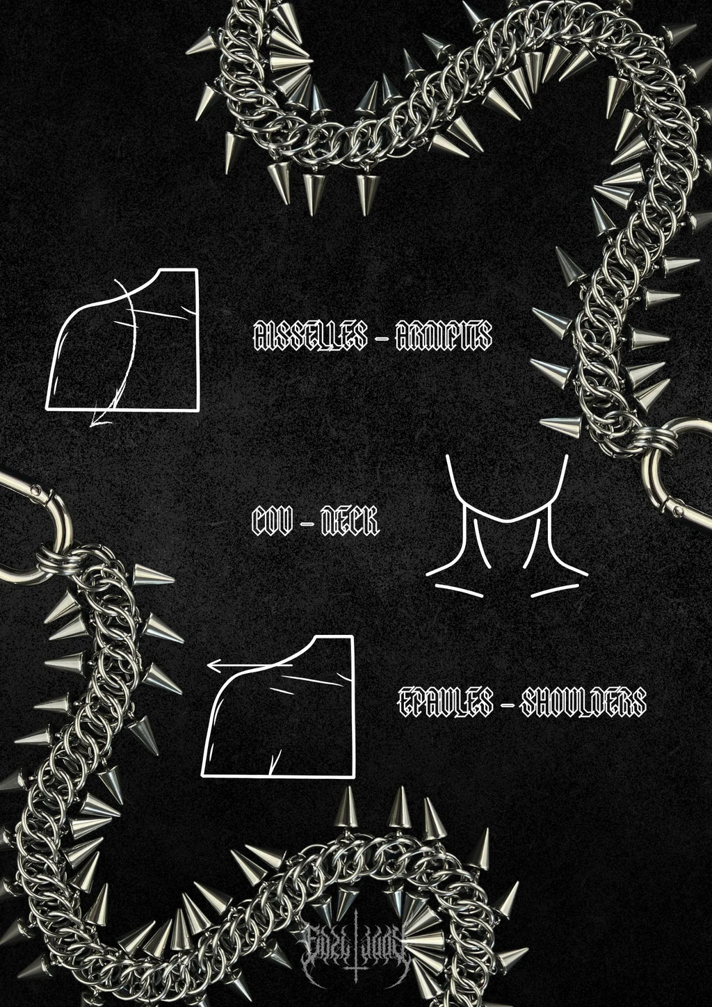 ÉPAULETTES "ROWENA"